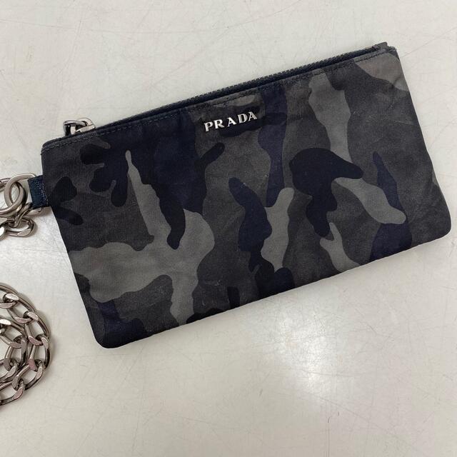 のため PRADA チェーン付き ポーチ 箱付きの通販 by マイ's shop|プラダ