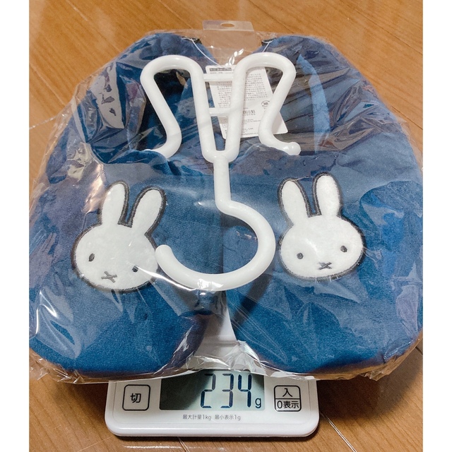 【新品・未使用】ミッフィー　miffy 　ルームシューズ　ブルー　スリッパ インテリア/住まい/日用品の日用品/生活雑貨/旅行(その他)の商品写真