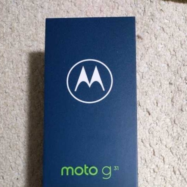 新品未開封　motorola moto g31　SIMフリー　ミネラルグレイスマートフォン/携帯電話