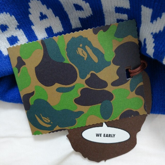 A BATHING APE(アベイシングエイプ)のBAPE KIDS BABY MILO PLUSH DOLL KNIT CAP キッズ/ベビー/マタニティのこども用ファッション小物(帽子)の商品写真