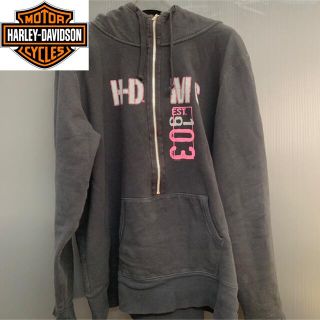 Harley-Davidson ハーレーダビッドソン フリース バイク 刺繍 M