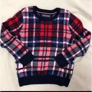 トミーヒルフィガー(TOMMY HILFIGER)の美品❗️❗️トミーヒルフィガー　ニット セーター　１００㎝(ニット)