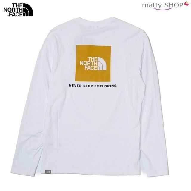 THE NORTH FACE(ザノースフェイス)の4 THE NORTH FACE ロンT ホワイト XL 新品 メンズのトップス(Tシャツ/カットソー(七分/長袖))の商品写真