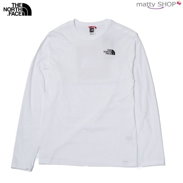 THE NORTH FACE(ザノースフェイス)の4 THE NORTH FACE ロンT ホワイト XL 新品 メンズのトップス(Tシャツ/カットソー(七分/長袖))の商品写真