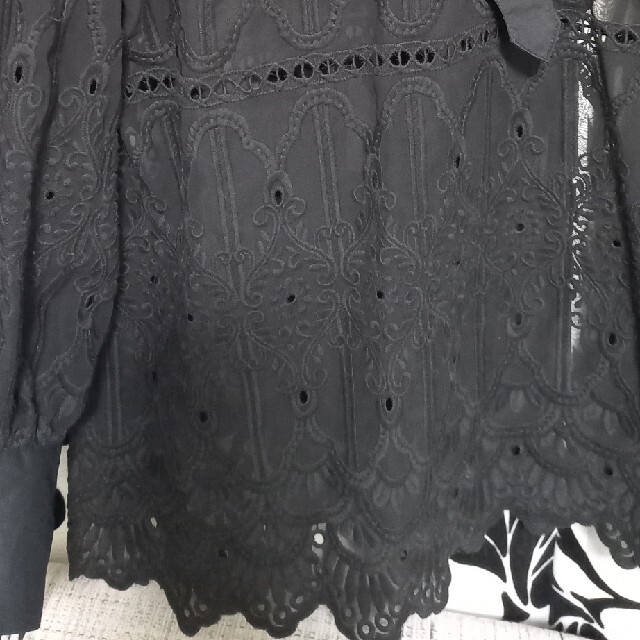 Ameri VINTAGE(アメリヴィンテージ)のLAYERED LACE DRESS SHIRT レディースのトップス(シャツ/ブラウス(長袖/七分))の商品写真