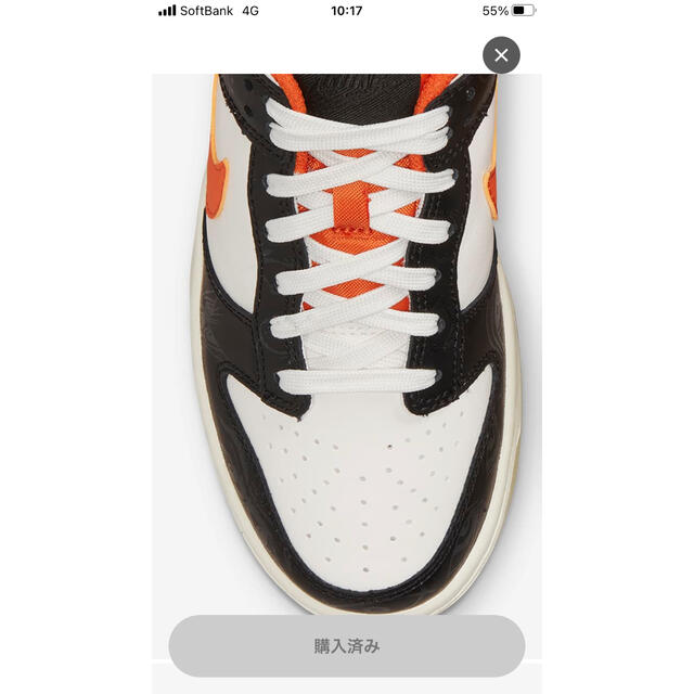 NIKE(ナイキ)のNike GS Dunk Low PRM "Halloween"(2021) レディースの靴/シューズ(スニーカー)の商品写真