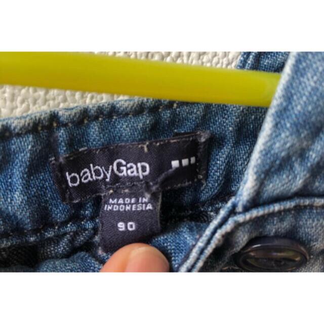 GAP(ギャップ)のbaby gap デニムワンピース キッズ/ベビー/マタニティのキッズ服女の子用(90cm~)(ワンピース)の商品写真