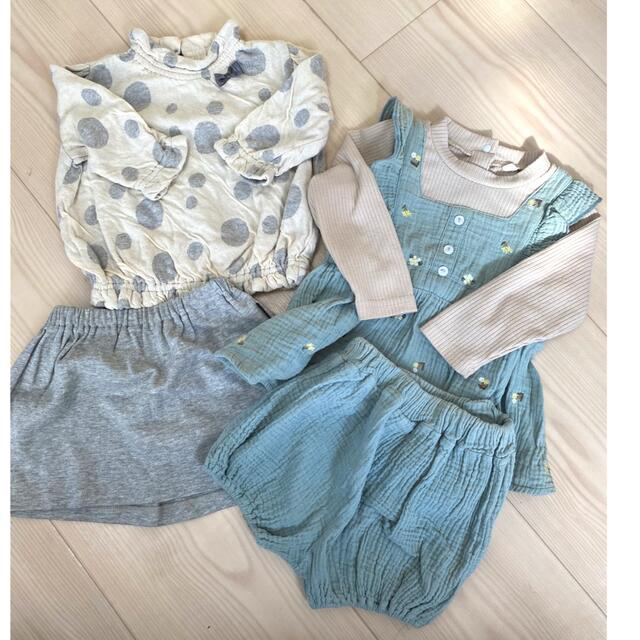 babyGAP(ベビーギャップ)のコトリ　GAP 女の子　まとめ売り　8090 キッズ/ベビー/マタニティのベビー服(~85cm)(シャツ/カットソー)の商品写真