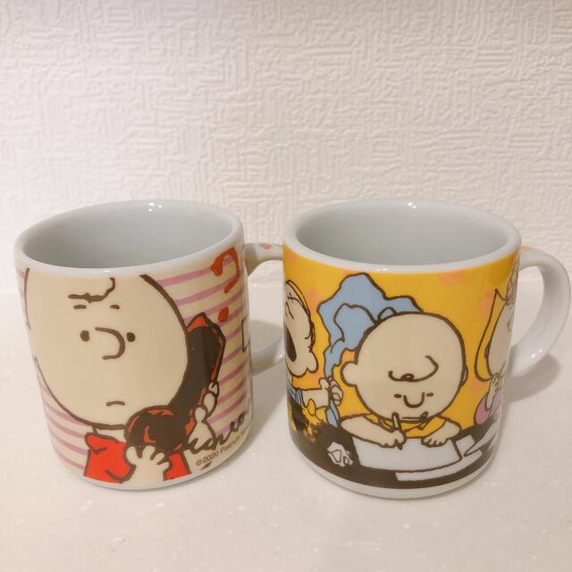 SNOOPY(スヌーピー)のPEANUTS スヌーピー　ミニマグカップ　ペアカップ インテリア/住まい/日用品のキッチン/食器(グラス/カップ)の商品写真