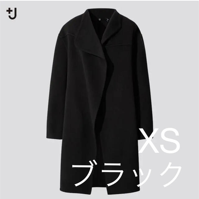 UNIQLO(ユニクロ)のユニクロ プラスジェイ カシミヤブレンドノーカラーコート レディースのジャケット/アウター(ロングコート)の商品写真