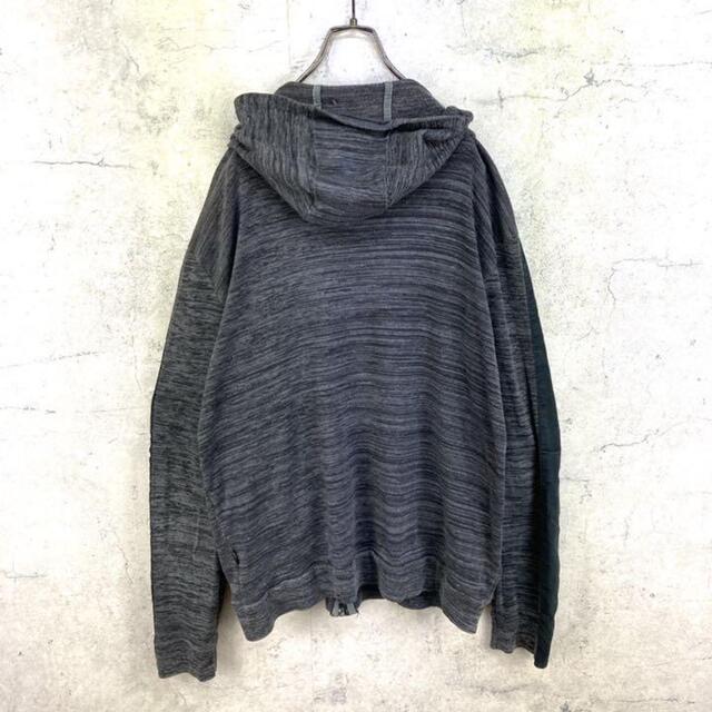 Calvin Klein(カルバンクライン)の希少 90s カルバンクライン フルジップパーカー メタルロゴ 美品 メンズのトップス(パーカー)の商品写真