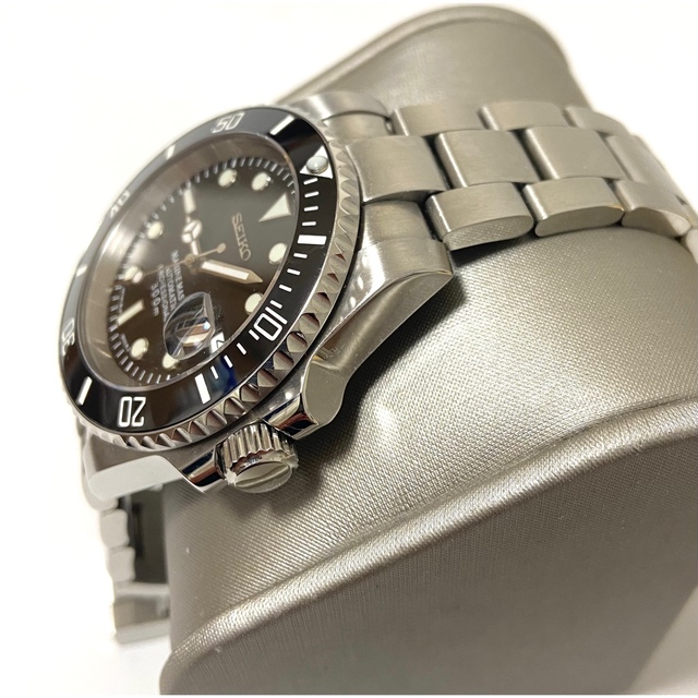 SEIKO MOD NH35 ブラックセラミック 自動巻 セイコー 時計 SEIKO MOD NH35 ブラックセラミック 自動巻 セイコー 時計