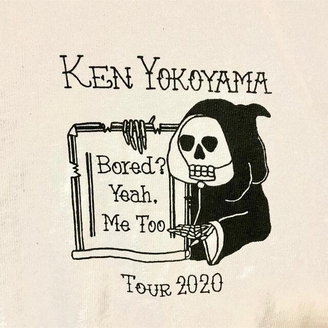 【bored? yeah, me too】T-シャツ KEN YOKOYAMA エンタメ/ホビーのタレントグッズ(ミュージシャン)の商品写真