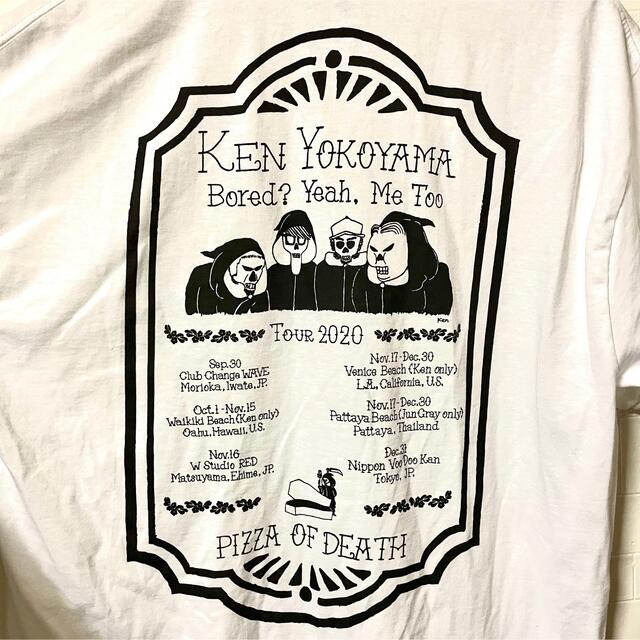 【bored? yeah, me too】T-シャツ KEN YOKOYAMA エンタメ/ホビーのタレントグッズ(ミュージシャン)の商品写真