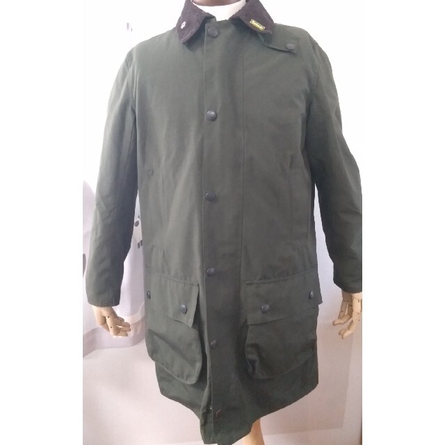 美品 BARBOUR バブアー BORDER ２レイヤー C36/91cm