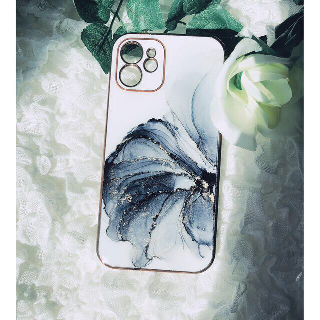 フルオーダー アルコールインクアート iPhone 12 mini ケース 美品