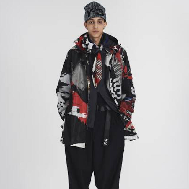 Y-3 内田すずめ　グラフィックロングブルゾン