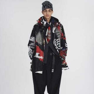 ワイスリー(Y-3)のY-3 内田すずめ　グラフィックロングブルゾン(ブルゾン)