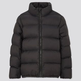 ユニクロ(UNIQLO)の160 新品　ユニクロ　ボリュームウォームパデット　ジャケット　1.8倍暖かく黒(ジャケット/上着)