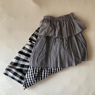 ホリデイ(holiday)の【SIIILON】LOVE CHECK SKIRT(ひざ丈スカート)