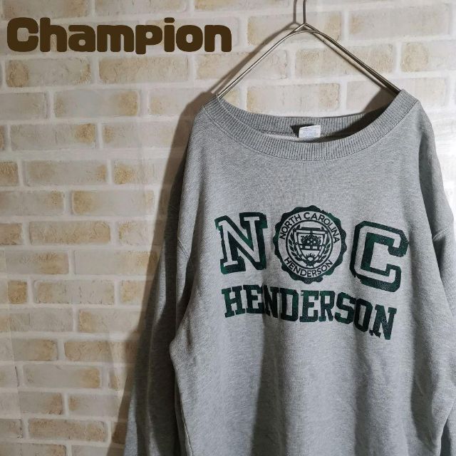 Champion(チャンピオン)のChampion スウェット トレーナー カレッジ ノースカロライナ 古着 メンズのトップス(スウェット)の商品写真