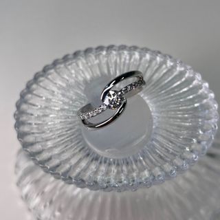 ダイヤモンド0.33ct/0.15ct リング　値下げ！(リング(指輪))