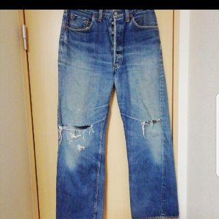 リーバイス(Levi's)のゴールデンサイズ　ヴィンテージリーバイス　501XX 革パッチ　505 606(デニム/ジーンズ)