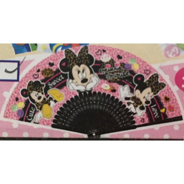 Disney ミニーマウス 扇子 エンタメ/ホビーのおもちゃ/ぬいぐるみ(キャラクターグッズ)の商品写真