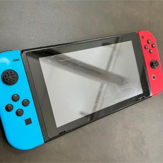 ニンテンドースイッチ(Nintendo Switch)のNintendo Switch Joy-Con付き　本体　ジャンク　レッドブルー(家庭用ゲーム機本体)