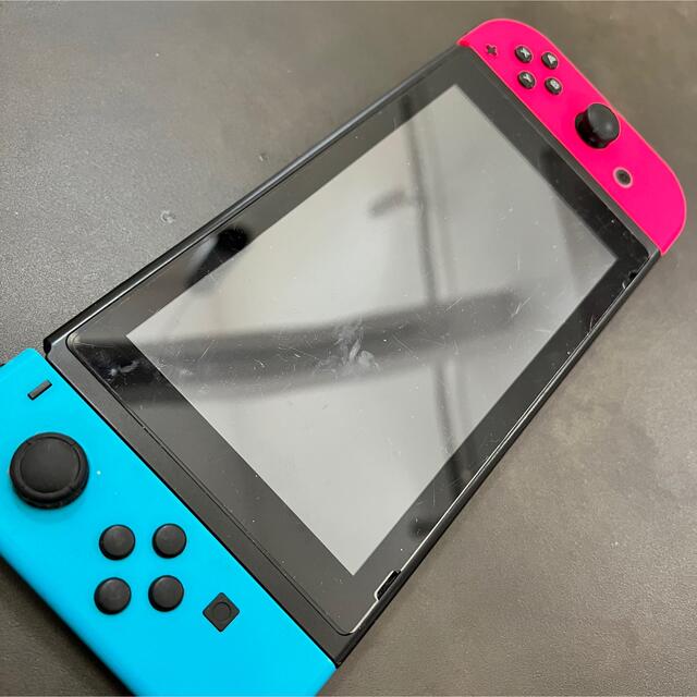 Nintendo Switch Joy-Con付き　本体　ジャンク　ブルーピンク