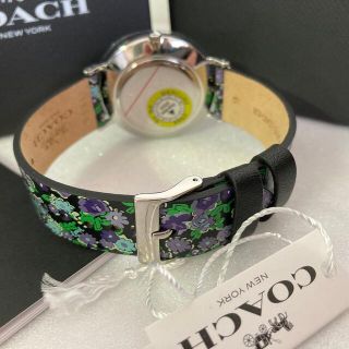 COACH - 新品 COACH コーチ 腕時計 本革ベルト フラワー 36mmの