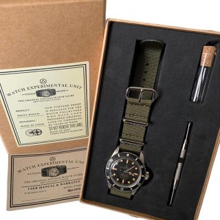 新品！WMT SEA DIVER WATCH エイジド加工　時計