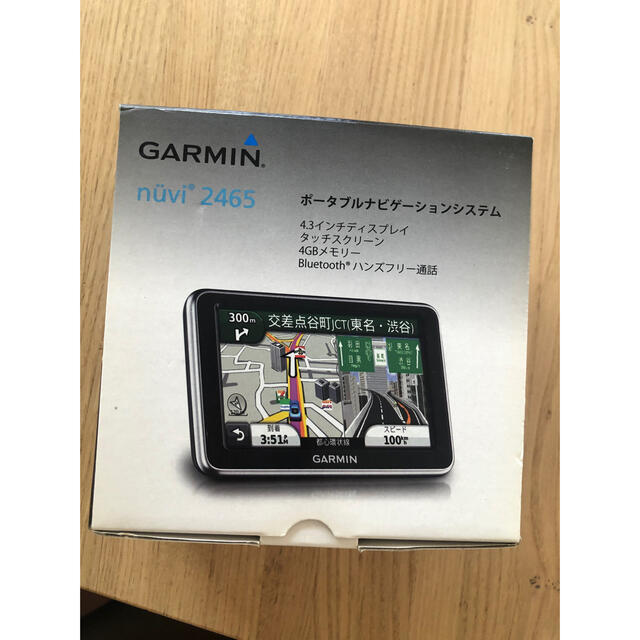 GARMIN(ガーミン)のガーミン　ポータブルナビゲーションシステム　2465 カーナビ　英語対応 自動車/バイクの自動車(カーナビ/カーテレビ)の商品写真
