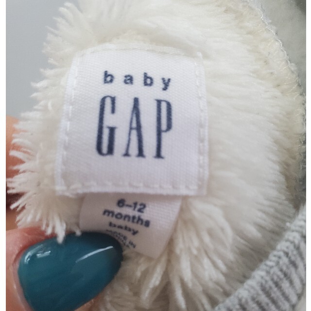 babyGAP(ベビーギャップ)のモコモコワンピース キッズ/ベビー/マタニティのベビー服(~85cm)(ワンピース)の商品写真