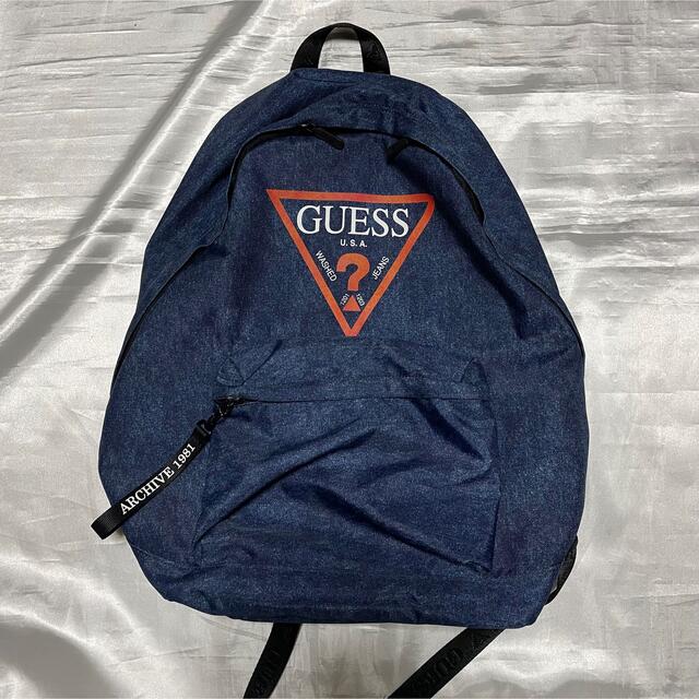 GUESS(ゲス)のguess ゲス　リュック バックパック　デニム　バッグ　 メンズのバッグ(バッグパック/リュック)の商品写真