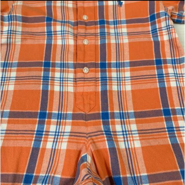 Ralph Lauren(ラルフローレン)のラルフローレン  ベビー ロンパース オレンジ 80 キッズ/ベビー/マタニティのベビー服(~85cm)(カバーオール)の商品写真