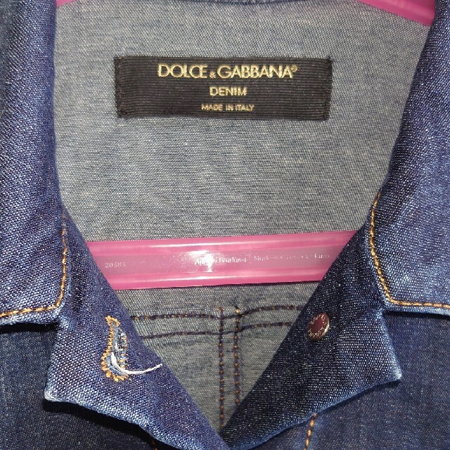 DOLCE&GABBANA(ドルチェアンドガッバーナ)のDOLCE&GABBANA ドルチェ&ガッバーナ デニムジャケット サイズ38 レディースのジャケット/アウター(Gジャン/デニムジャケット)の商品写真