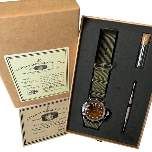 新品！WMT SEA DIVER TROPICAL 時計　自動巻 メンズの時計(腕時計(アナログ))の商品写真