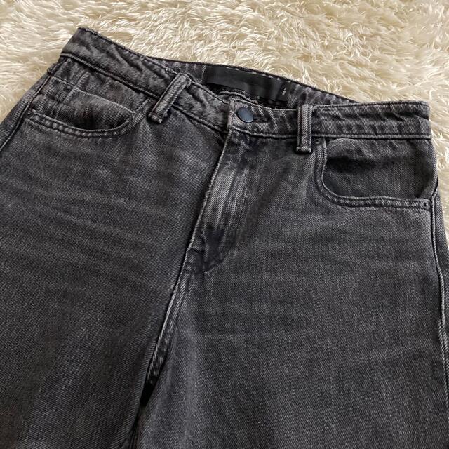 Alexander Wang - ALEXANDER WANG カットオフ ブラックデニムパンツ 24