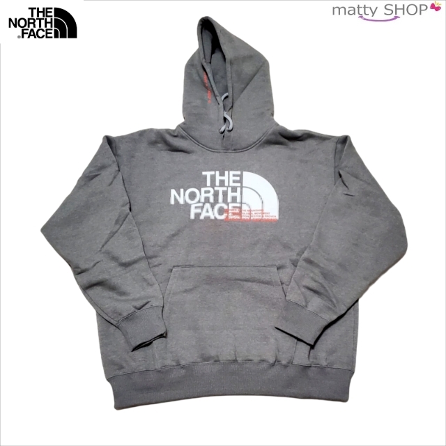 13 THE NORTH FACE 裏起毛パーカー 新品 ミックスグレー M