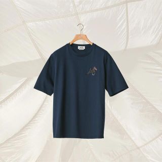 エルメス(Hermes)の新品未着　エルメス　2022春夏新作 ミニレザー パッチ　Tシャツ(Tシャツ/カットソー(半袖/袖なし))