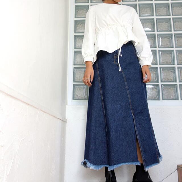 AULA AILA - 大幅限定値下げ 即完売リメイクデニムスカート /denim