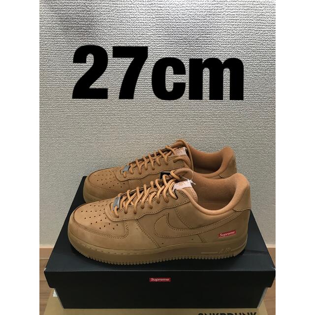 最新・限定通販 SupremeNIKE AIR FORCE 1 LOW FLAX / WHEAT | www ...