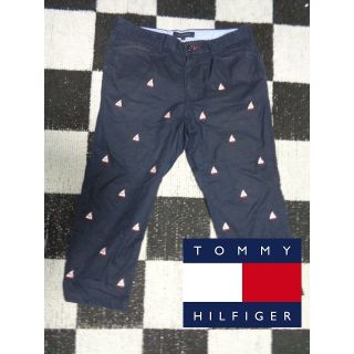 トミーヒルフィガー(TOMMY HILFIGER)の【トミーヒルフィガー】M7分丈コットンクロップトパンツハーフパンツデニム(ショートパンツ)