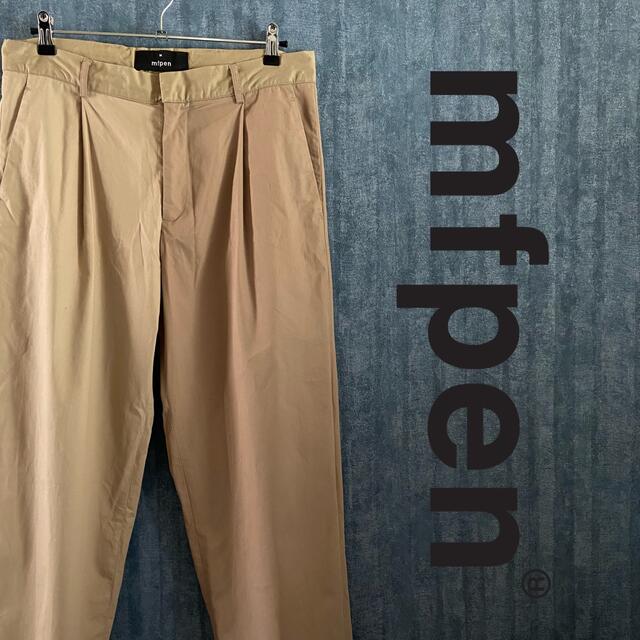 mfpen ツートン 切り替え スリートン スラックス ワークパンツ 大勧め