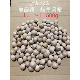 ぎんなんLL〜L 無農薬 岐阜県産 500g(野菜)