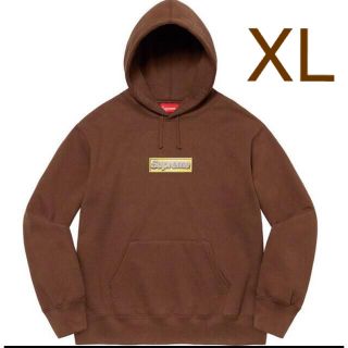 シュプリーム(Supreme)のsupreme Bling Box Logo Hooded XLサイズ(パーカー)