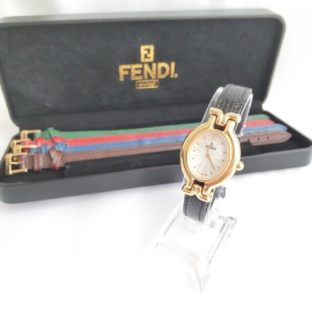 フェンディ FENDI チェンジベルト5本 640L クォーツ腕時計