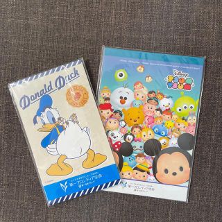 ディズニー(Disney)のディズニー　非売品　メモ帳&ふせんセット(ノート/メモ帳/ふせん)