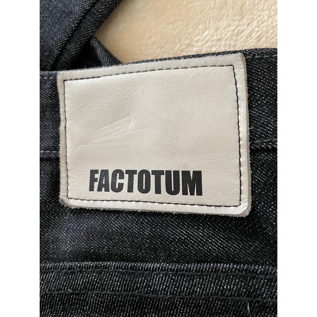 FACTOTUM ファクトタム　ブラック　デニム　30 日本製